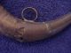 Antique Powder Horn W/ Metal Cap & Spout - North Africa - Morroco - 19th Century Other African Antiques photo 8