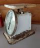 Vintage American Family Scale 25 Lb By Oz Kitchen Counter Scale Antique Decor Scales photo 3