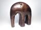 Bronze Modernist Standing Elephant Figurine W/orig.  Aged Sepia Patina,  Mid - Cent Mid-Century Modernism photo 3
