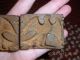 Early 19th Century Miniature Cast Iron Two Piece Candy Mold Of American Eagle Primitives photo 7