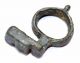 Authentic Ancient Roman Key Ring With Decorated Section - Wearable - Qr67 Roman photo 3