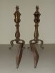Vintage Brass French Victorian Style Fireplace Andirons Fireplaces & Mantels photo 2