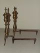 Vintage Brass French Victorian Style Fireplace Andirons Fireplaces & Mantels photo 3