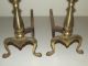 Vintage Brass French Victorian Style Fireplace Andirons Fireplaces & Mantels photo 4