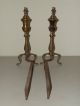 Vintage Brass French Victorian Style Fireplace Andirons Fireplaces & Mantels photo 7