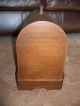 Vintage 20 ' S Singer Sewing Machine Coffin Wood Dome Handle Full Size Case No Key Other Antique Home & Hearth photo 3