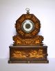 Antique Marquetry Biedermeier Clock W Drawer с 1840 ' S Clocks photo 1