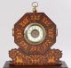 Antique Marquetry Biedermeier Clock W Drawer с 1840 ' S Clocks photo 2