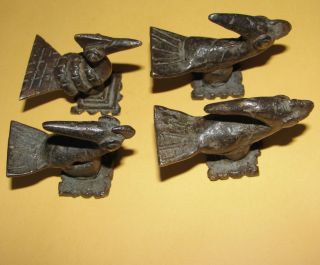 African Bronze Birds Sankofa Goldweight Akan Ashanti Ghana Burkina Gan Lost Wax photo