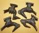 African Bronze Birds Sankofa Goldweight Akan Ashanti Ghana Burkina Gan Lost Wax Sculptures & Statues photo 8