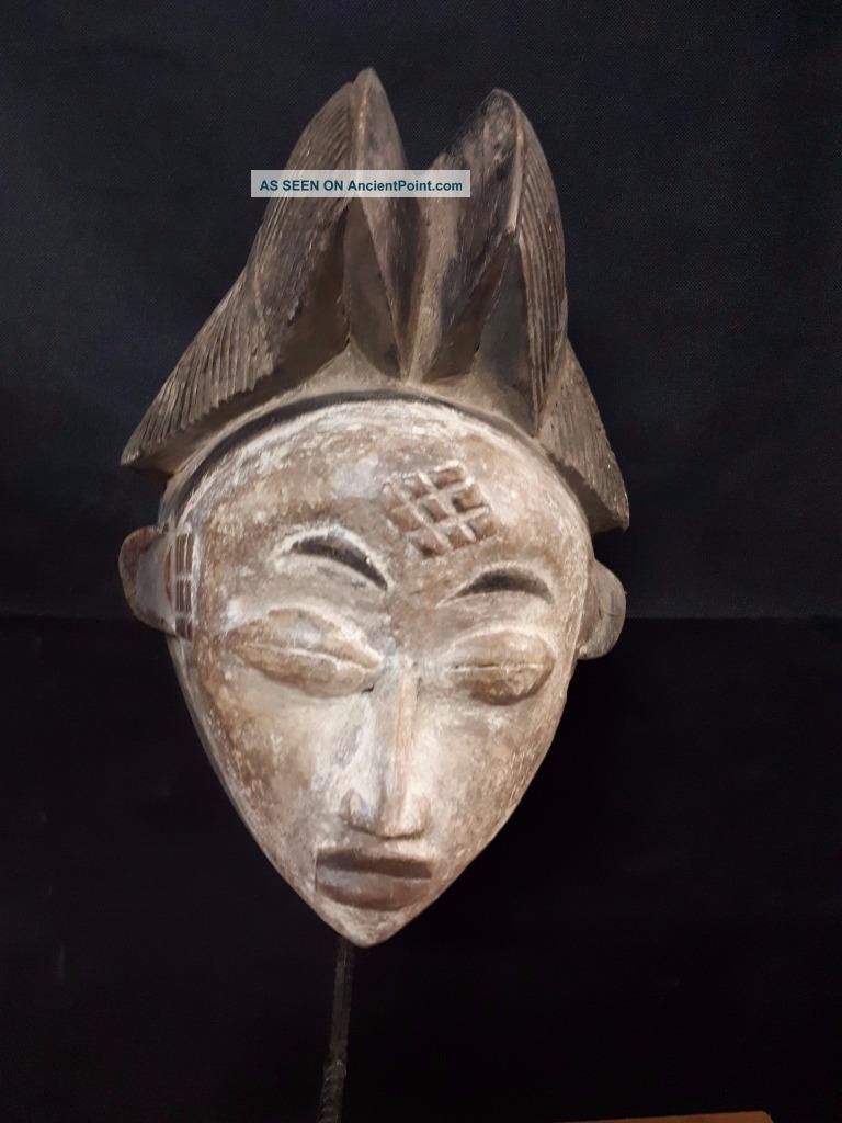 The Maiden Punu Mask Gabon Africa. .  Fest - Gb38 Other African Antiques photo