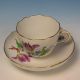 Early Meissen Crossed Swords - Floral Cup And Saucer Cups & Saucers photo 1