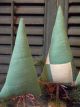 Christmas In July - Trio Of Prim Handmade Antique Cutter Quilt Christmas Trees Primitives photo 1