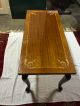 Vintage Coffee Table Rare From Bdapest Hungary Design Of Gold Leafes Post-1950 photo 2