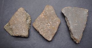 Early British Neolithic Clay Pottery Fragments 4000 Bc, photo