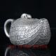 Old Silver Copper Hand Carved Peanut Pattern Teapot Bt013 Teapots photo 1