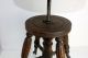 Antique Wood Charles Parker Co Adjustable Organ Piano Stool Glass Ball Claw Feet 1800-1899 photo 6