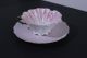 Vintage Tea Cup And Saucer Demitasse Flower Shape Pink Porcelain Handpainted Cups & Saucers photo 3