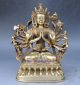 Fine Brass Sculpture China Carved Copper Thousand - Hand Kwan - Yin Buddha Statue Figurines & Statues photo 1