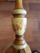 Antique Painted Accent Side Table With Roses Pretty Piece 1900-1950 photo 7
