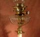 Antique Tall Oil Lamp With Duplex Burner Like Hinks Bronze & Onyx Column Quality Lamps photo 1
