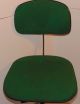 Vintage Labofa Desk/task Danish Chair Green Fabric 4 Casters Made In Denmark Post-1950 photo 3