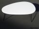 Modern Mid Century Style Kidney Shaped Coffee Table W Metal Hairpin Legs Post-1950 photo 2