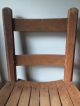 Antique Small Child ' S Kid ' S Solid Wood School Student Chair W/ Slatted Seats 1900-1950 photo 6