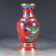 Chinese Cloisonne Filigree Handwork Carved Dragon Vase Pa0911 Vases photo 4