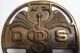 Antique Bronze License Plate Topper Dds Emblem Doctor Dental Surgery Badge Dentistry photo 3