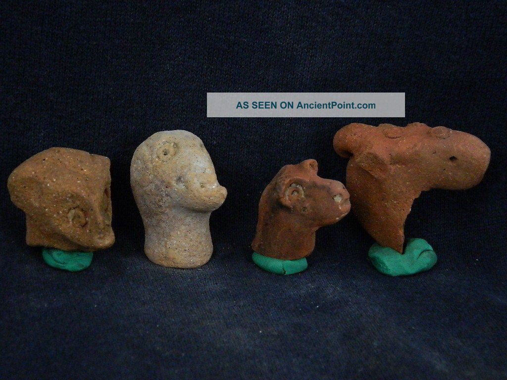 Ancient Teracotta Animal 4 Heads Indus Valley 800 Bc Tr403 Egyptian photo