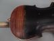 Early 1900s Copy Of Jacobus Stainer Violin W/ Dark Wood Coffin Case - For Repair String photo 10