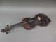 Early 1900s Copy Of Jacobus Stainer Violin W/ Dark Wood Coffin Case - For Repair String photo 1