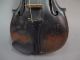 Early 1900s Copy Of Jacobus Stainer Violin W/ Dark Wood Coffin Case - For Repair String photo 3