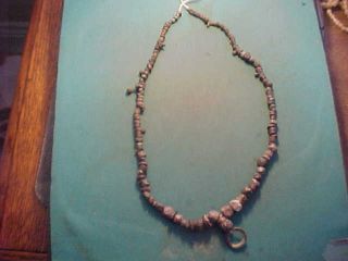 String Of Rare Bronze Age Beads Circa 1st Millennium Bc. photo
