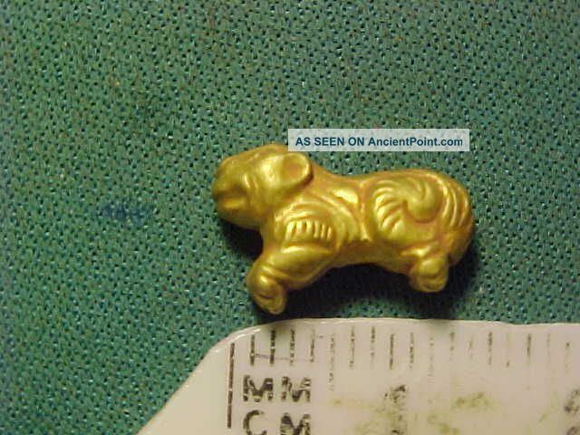 Sassanian Gold Amulet (quadruped) Circa 224 - 642 Ad Near Eastern photo