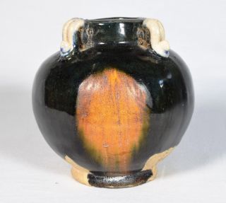 Chinese Tang Dynasty Pot Or Jar Rare 4 Colour Glaze photo