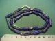 String Of Roman Lapis Lazuli Beads Circa 100 - 400 Ad Near Eastern photo 1