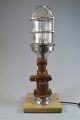 A Made Steampunk Shipwreck Table Lamp Nautical Salvage Light Other Maritime Antiques photo 7
