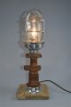 A Made Steampunk Shipwreck Table Lamp Nautical Salvage Light Other Maritime Antiques photo 8