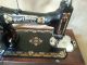 Antique White Rotary Sewing Machine In Wooden Case,  Ser.  No.  Fr3093440 Sewing Machines photo 6