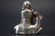 China Collectible Vintage Old Miao Silver Buddhaon Deer Statue Noble Figurines & Statues photo 2