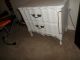 Solid Wood French Provincial Hand - Painted White 2 - Drawer Dresser / Nightstand Post-1950 photo 5