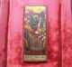 Rare 1825 Imperial Russian Palekh Miniature Icons In Wooden Casing,  Signed Byzantine photo 2