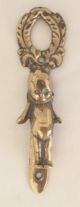 Vintage Brass Kewpie Doll Door Knocker 4 7/8 