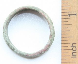 Ancient Medieval Ornament Bronze Finger Ring (jul03) photo