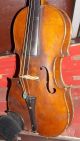 Old Antique 19th C Hand Made Violin Labelled Mat Hardie String photo 3