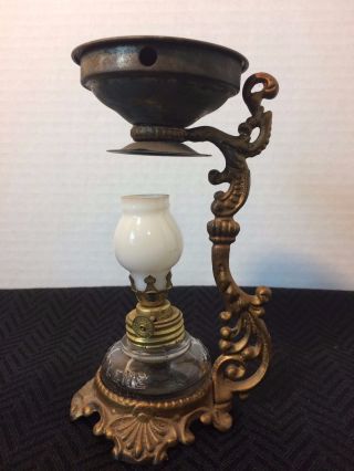 Antique Vapo - Cresolene Vaporizer Medicine Oil Lamp Patents Dates 1885 - 1888 photo