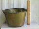 Vintage Brass Bucket / Pat 1866 H.  W.  Hayden Ansonia Brass Co. Hearth Ware photo 2