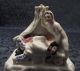 Antique Staffordshire/german Fairing Figurine Returning At One.  Morning H.  P 2 Figurines photo 1